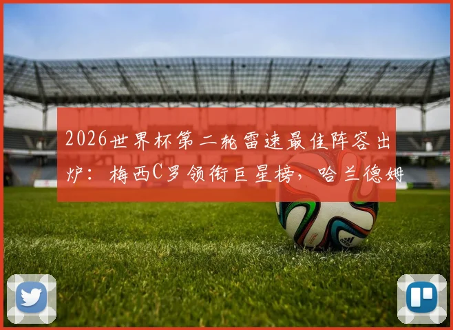 2026世界杯第二轮雷速最佳阵容出炉:梅西C罗领衔巨星榜,哈兰德姆巴佩联手,库拉索门将罗姆高光入选