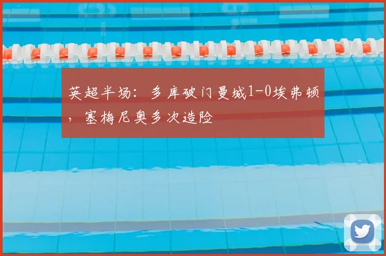 英超半场:多库破门曼城1-0埃弗顿,塞梅尼奥多次造险